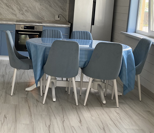 Деревянный стол Красидиано 150(200)х84х76 белый фото покупателя 6