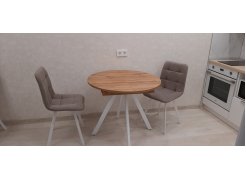 Стул на металлокаркасе Чилли светло-серый / черный фото покупателя 81