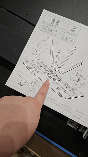 Керамический стол Вилли 140(200)х80 белый мрамор snow white / серый фото покупателя 24