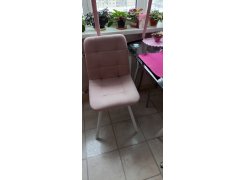 Стул на металлокаркасе Чилли синяя ткань / белый фото покупателя 343