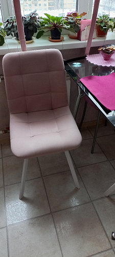 Стул на металлокаркасе Чилли зеленый / белый каркас фото покупателя 343