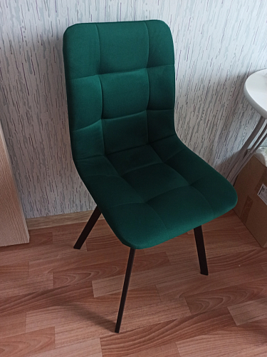 Стул на металлокаркасе Чилли синий / белый фото покупателя 1371