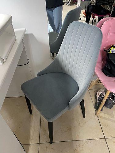 Стул на металлокаркасе Kora black / gray фото покупателя 452