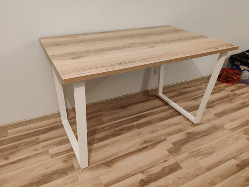 Стол Лота Лофт 120 25 мм сабия / белый матовый фото покупателя 546