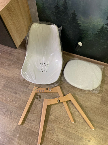 Деревянный стул Bonuss green / grey фото покупателя 51