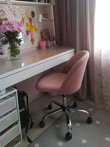 Компьютерное кресло Melody молочное фото покупателя 29