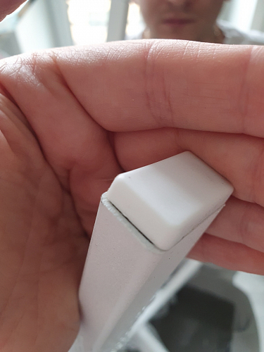 Стул на металлокаркасе Чилли К кирпичный / черный фото покупателя 110