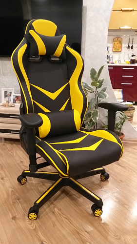 Компьютерное кресло Racer черное / бежевое фото покупателя 99