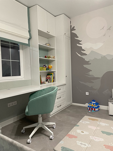 Компьютерное кресло Тибо confetti chocolate / белый фото покупателя 83