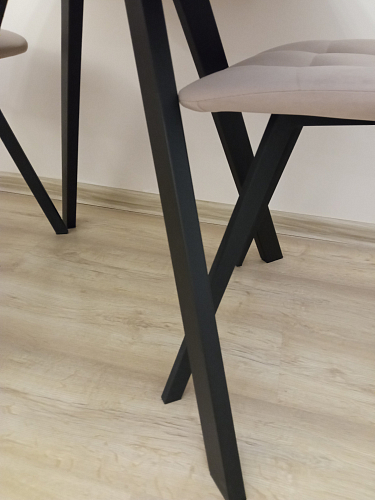 Комплект стульев Чилли 2 шт бежевый / черный фото покупателя 669