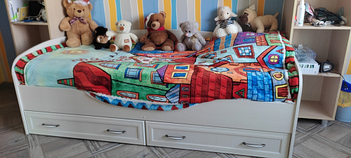 Односпальная кровать Колибри 80 х 190 см бодега фото покупателя 63