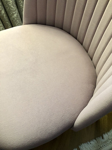 Стул на металлокаркасе Gabi 1 light blue / black / gold фото покупателя 898