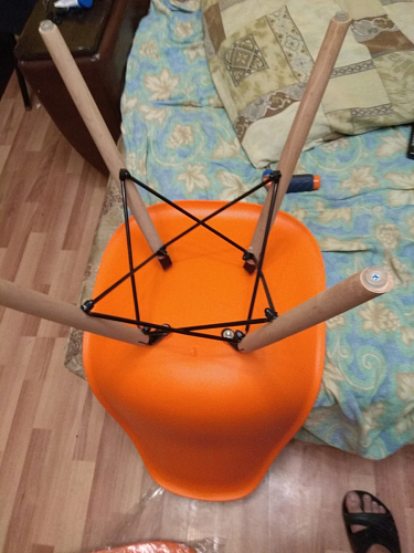 Пластиковый стул Eames PC-015 серый фото покупателя 493