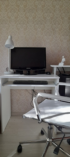 Компьютерный стол Джаз-24 левый дуб сонома фото покупателя 94