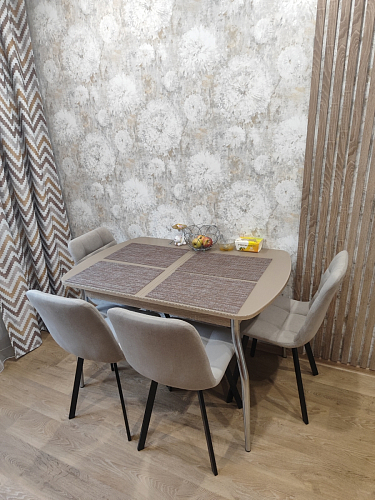 Комплект стульев Чилли 4 шт темно-серый / черный фото покупателя 557