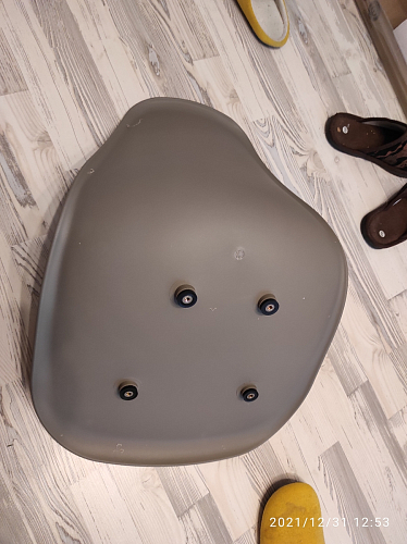 Пластиковый стул Eames PC-015 серо-голубой / дерево фото покупателя 51