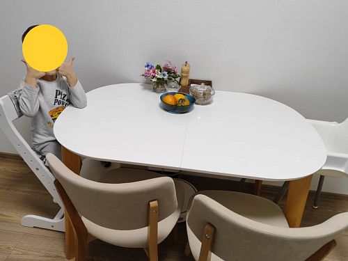 Стол Вosco/Боско белый / натуральный фото покупателя 6