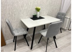 Стул на металлокаркасе Чилли горчичный / белый фото покупателя 147