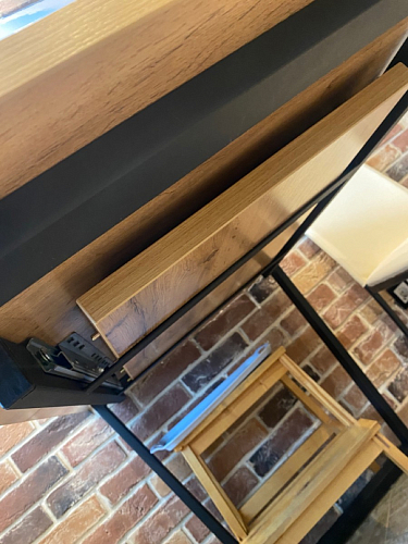 Деревянный стол Лота Лофт 120x75 дуб крафт табачный / черный матовый фото покупателя 915