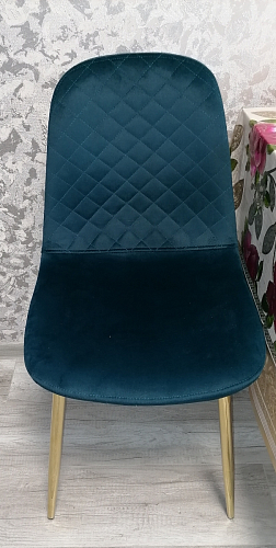 Стул на металлокаркасе Dabl 01 champagne / gold фото покупателя 175