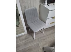 Стул на металлокаркасе Дани темно-серый / белый фото покупателя 18