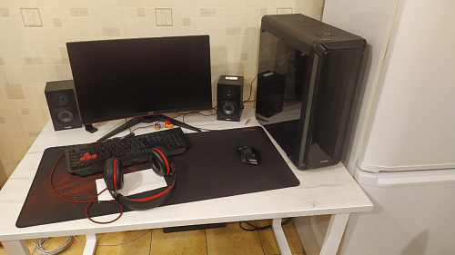 Деревянный стол Лота Лофт 140х80 черный матовый / бетон светлый фото покупателя 120