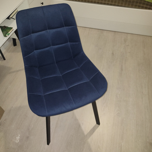 Стул на металлокаркасе Челси К бирюзовый / черный фото покупателя 126