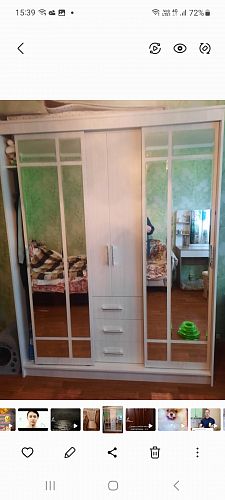 Шкаф-купе Маэстро ясень белый фото покупателя 1