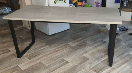 Стол раскладной Лота Лофт 120 25 мм юта / черный матовый фото покупателя 926