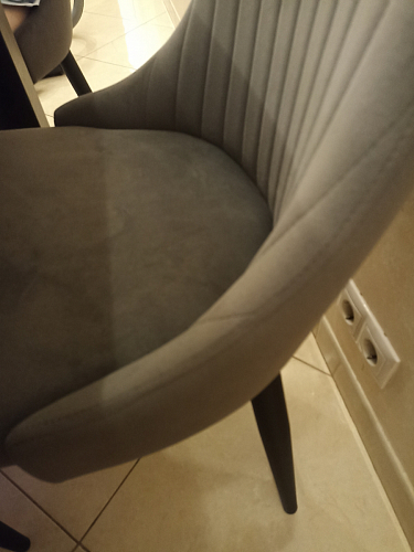 Стул на металлокаркасе Kora green / black фото покупателя 292