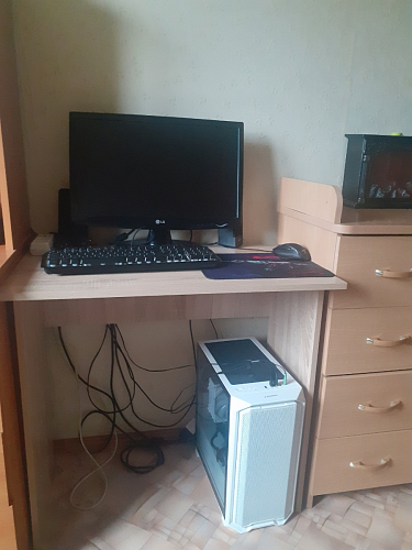 Стол письменный Kiwi белый - Уцененный экземпляр фото покупателя 42