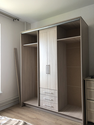 Шкаф-купе Олденс белый / белый фото покупателя 2