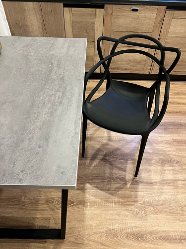 Деревянный стол Лота Лофт 120х75 белый матовый / дуб крафт золотой фото покупателя 586