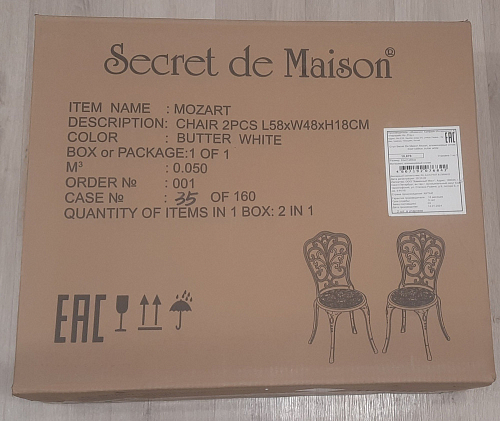 Стул Mozart/Моцарт черный фото покупателя 23