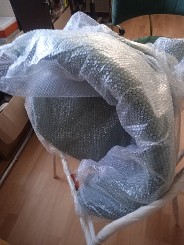 Стул на металлокаркасе Kamelia green / gold фото покупателя 77