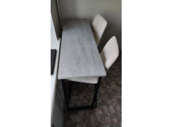 Барная стойка Дилан Лофт 120х40х90 бетон светлый фото покупателя 116