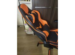 Компьютерное кресло Racer черное / голубое фото покупателя 72