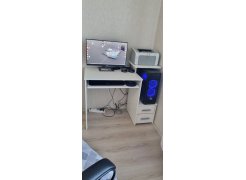 Компьютерный стол Джаз-24 левый белый фото покупателя 39