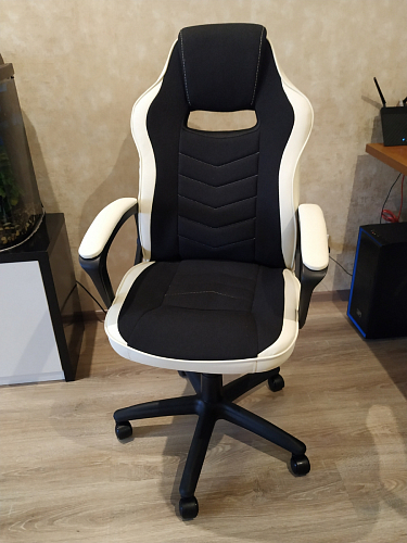 Компьютерное кресло Gamer черное / бежевое фото покупателя 6