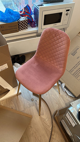 Стул на металлокаркасе Dabl 01 champagne / gold фото покупателя 67