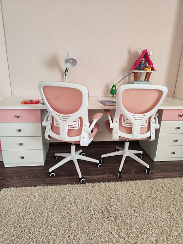 Компьютерное кресло Konfi light gray / blue / white фото покупателя 115