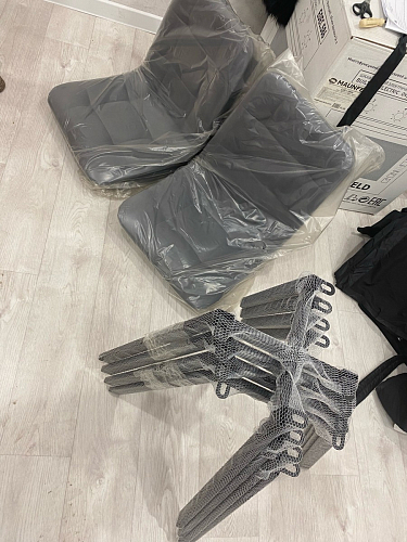 Стул на металлокаркасе Чилли светло-серый / белый каркас фото покупателя 947