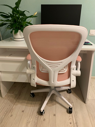 Компьютерное кресло Konfi dark gray / pink / white фото покупателя 28