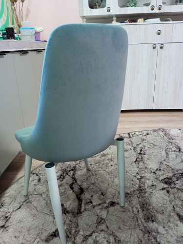 Стул на металлокаркасе Kora green / black фото покупателя 391