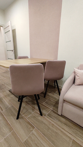 Комплект стульев Чилли 4 шт темно-серый / черный фото покупателя 26