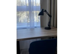 Стул на металлокаркасе Gabi 1 бежевый / черный с серебряными наконечниками фото покупателя 378