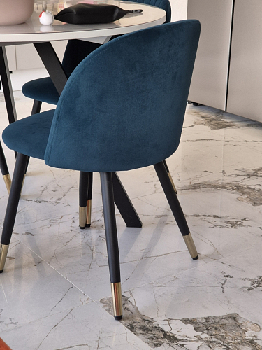 Стул на металлокаркасе Gabi latte / gold / black фото покупателя 613