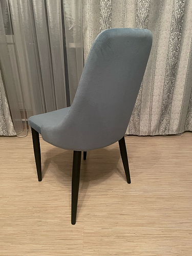 Стул на металлокаркасе Kora light blue / white фото покупателя 25