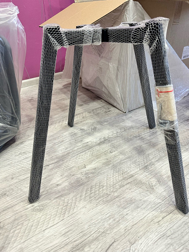 Стул на металлокаркасе Чилли К черный / зеленый фото покупателя 159