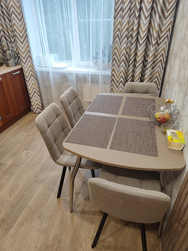 Стул на металлокаркасе Чилли светло-серый / белый каркас фото покупателя 488